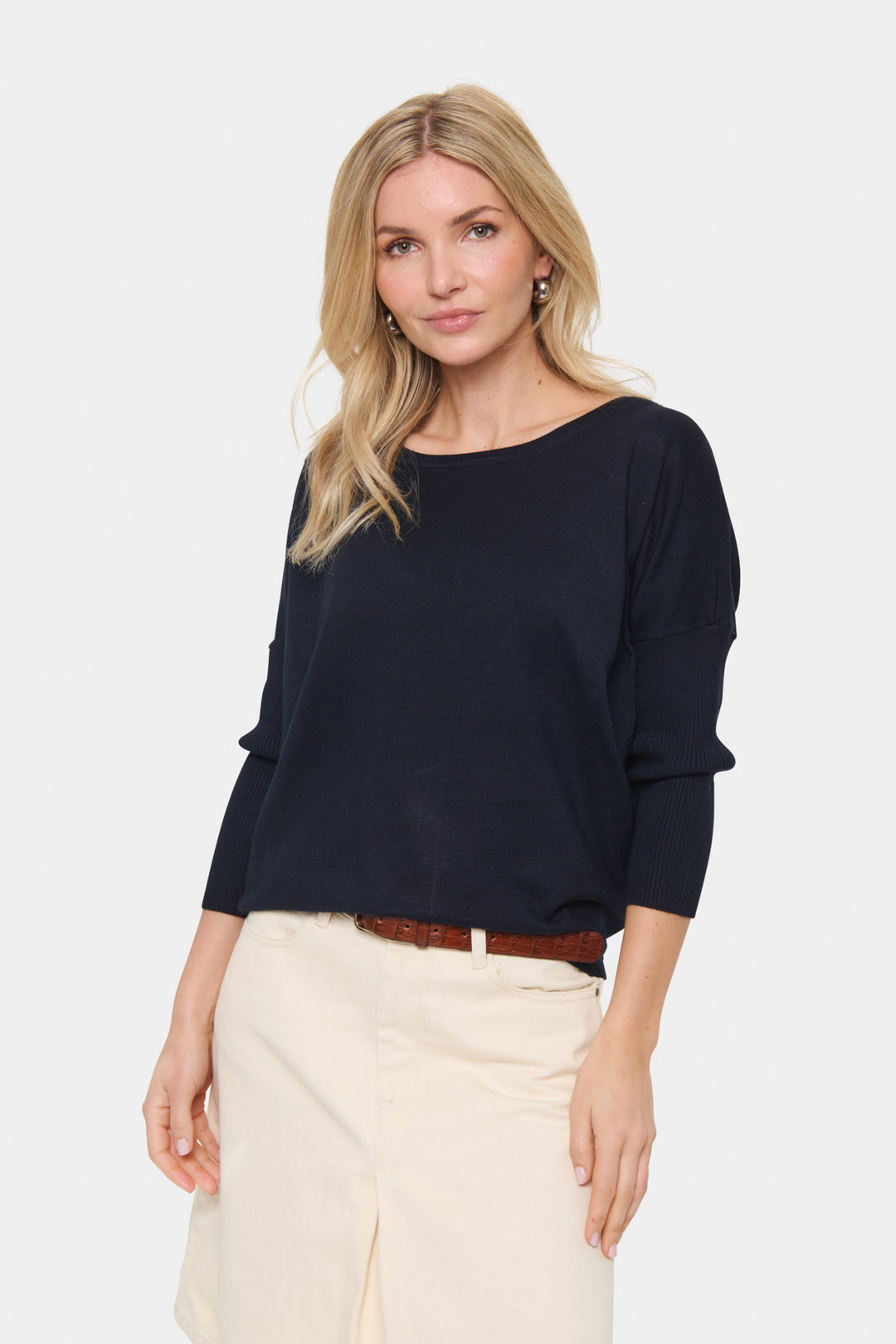 Saint Tropez 30511788 Mila ss pullover Night Sky